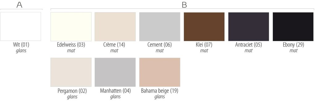 Xenz Society 160 Ligbad 160x90x50cm Links Cement