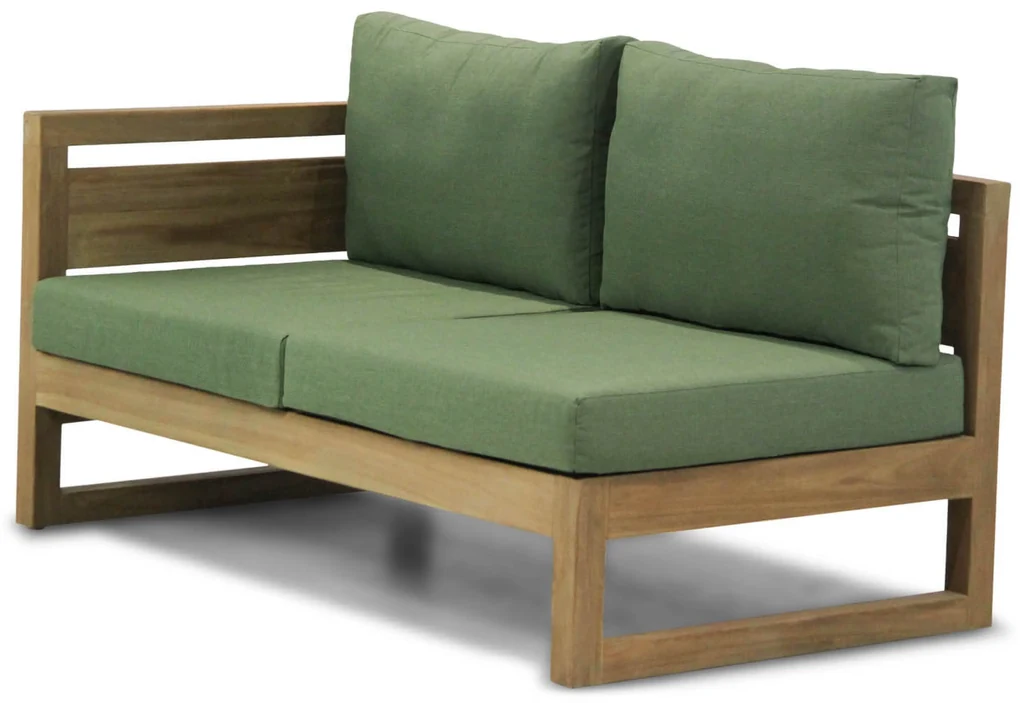 Hoek loungeset 6 personen Teak Old teak greywash Garden Collections Richmond