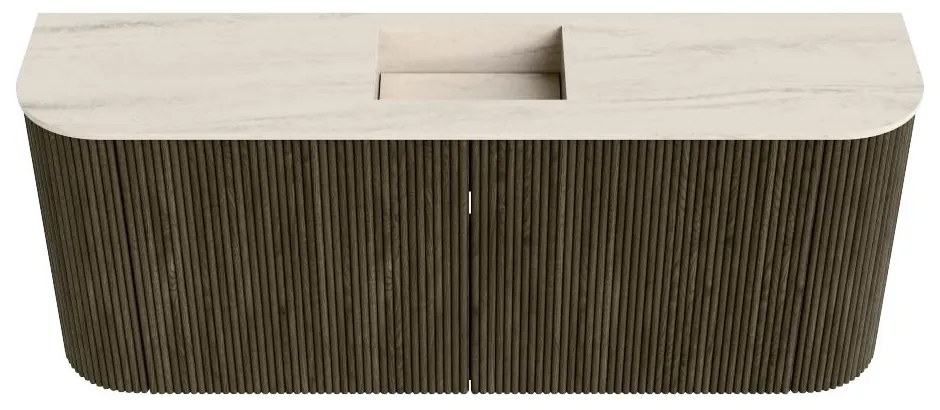 Mondiaz Joya DLux 105cm toiletmeubel ronding links/rechts shadow met wastafel faye midden zonder kraangat meli