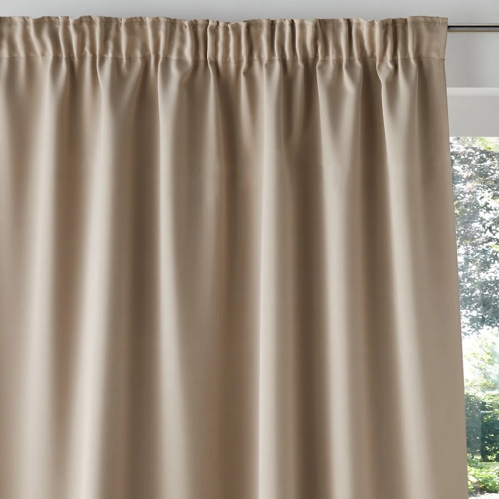 Verduisteringsgordijn, met aangerimpelde bies en golf, VODA