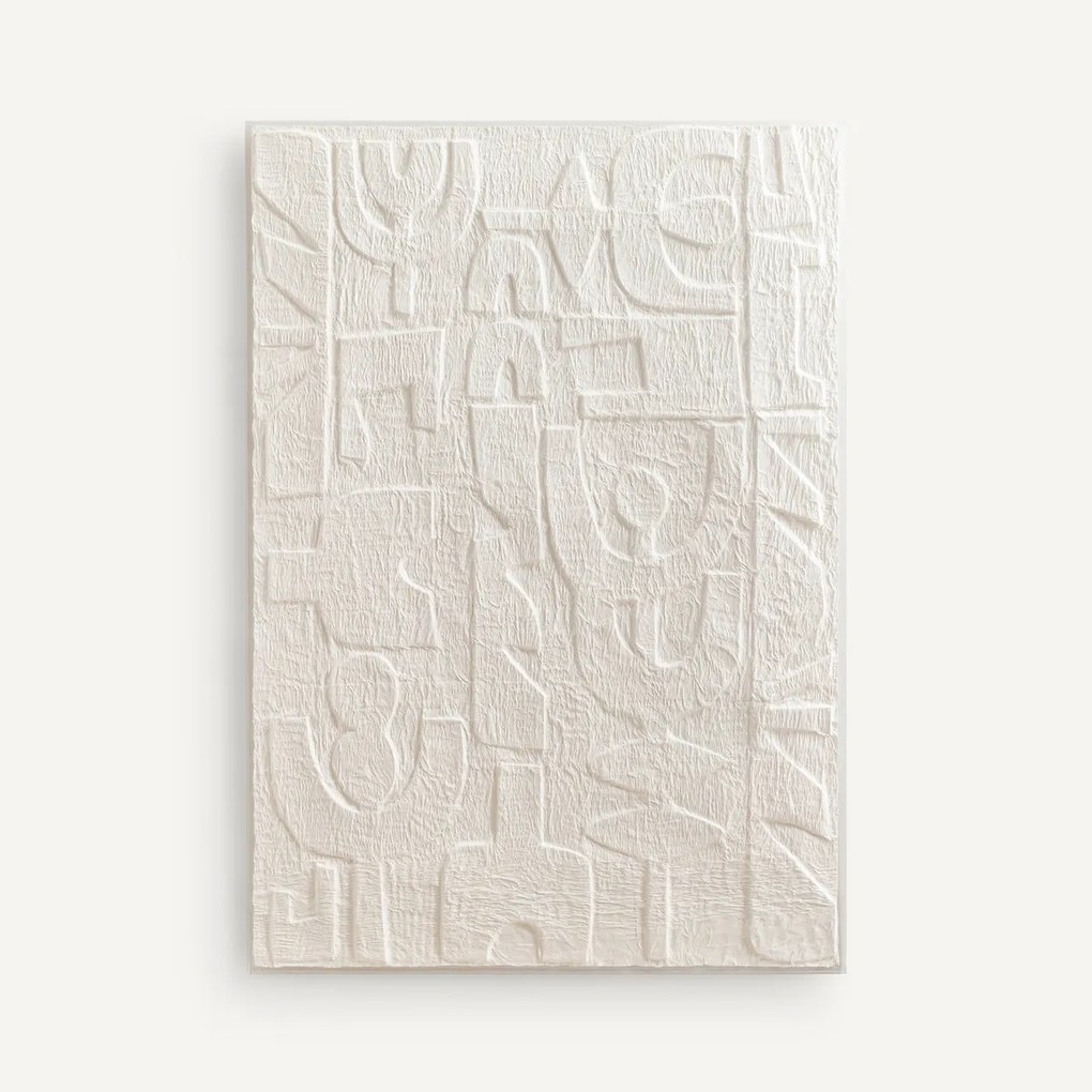 Muurdecoratie in reliëfpapier , Urbino