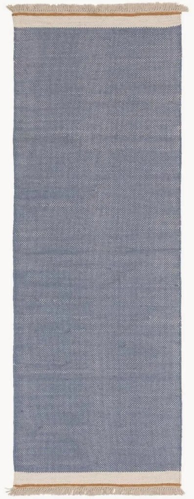 Handgeweven wollen loper Karla