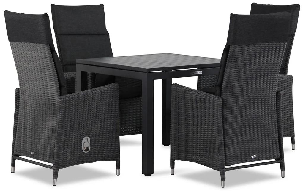 Garden Collections Madera/Concept 90 cm dining tuinset 5-delig