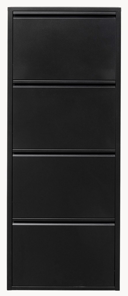 Wandschoenenkast Caruso met opvouwbare vakken