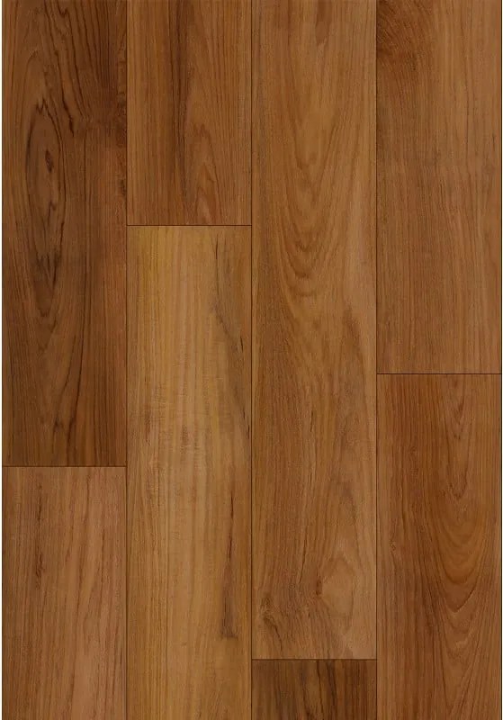 Mexen Lubbock  monster van SPC-vinylpanelen 6,5 mm, IXPE-onderlaag 1,5 mm, 4 V-groef, Teak - F1092-S