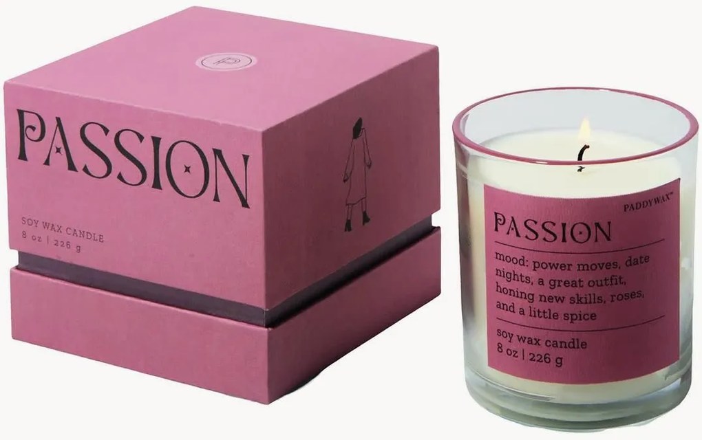 Geurkaars Passion (Safran & Rose)
