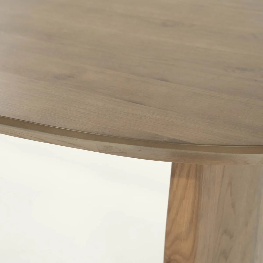 Eleonora Dex Ovale Eettafel Eikenhout Bruin 300x100 Cm - 300 X 110cm.
