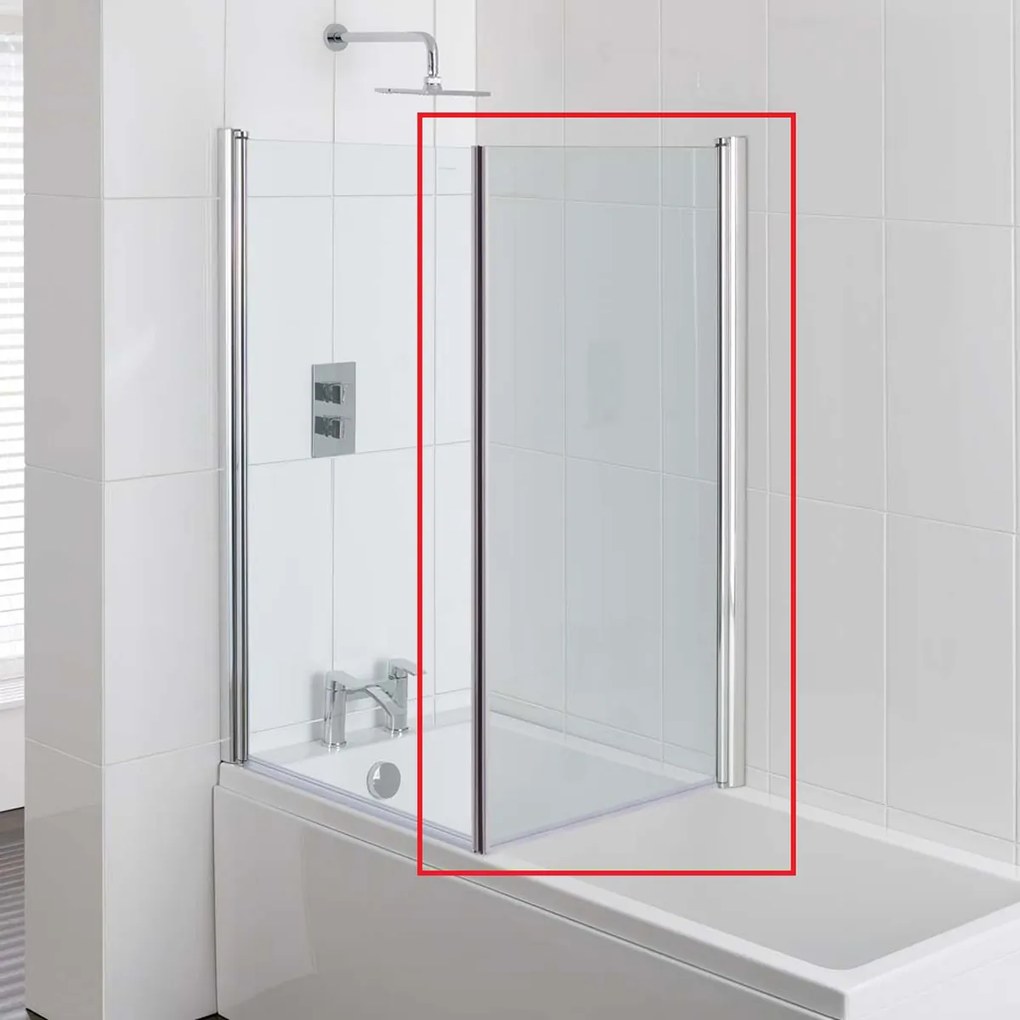 Eastbrook Type 1 badwand zijwand 70x140cm chroom