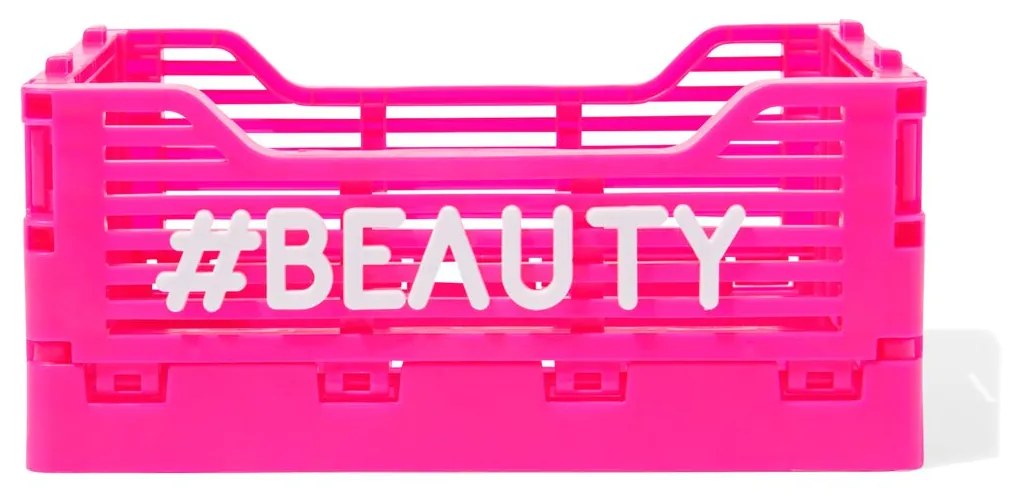HEMA Klapkrat Letterbord Recycled XS Felroze (roze)