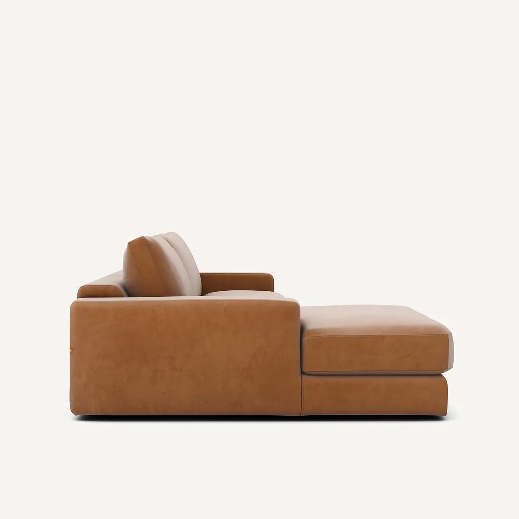 Hoekbank in fluweel, Skander