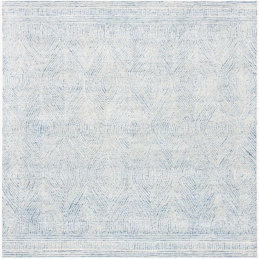 Handgetuft laagpolig wollen vloerkleed Alaska