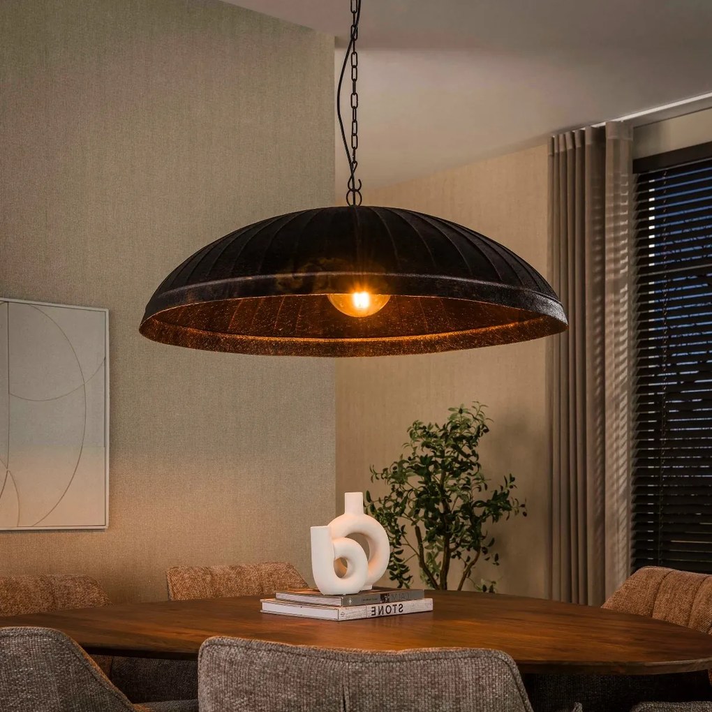 Hanglamp Met Brede Halfronde Kap