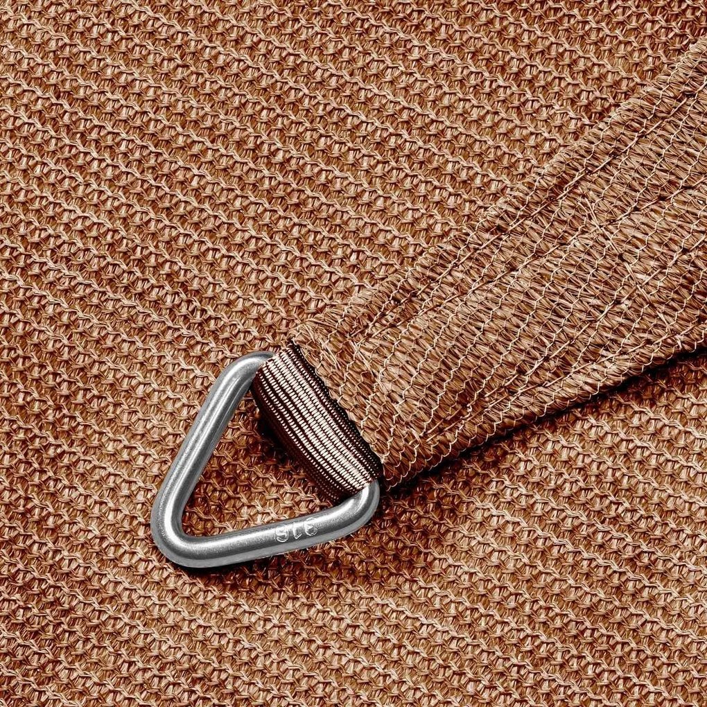 Platinum Coolfit schaduwdoek rechthoek 3,0 x 5,0 x 3,0 x 5,0m - Zand