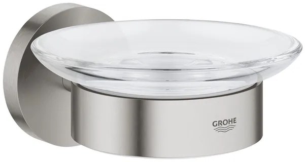 GROHE Essentials Zeepschaal - met houder - wandmontage - supersteel 40444dc1