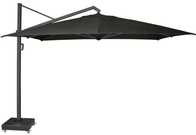 Icon premium zweefparasol 350x350 cm faded black