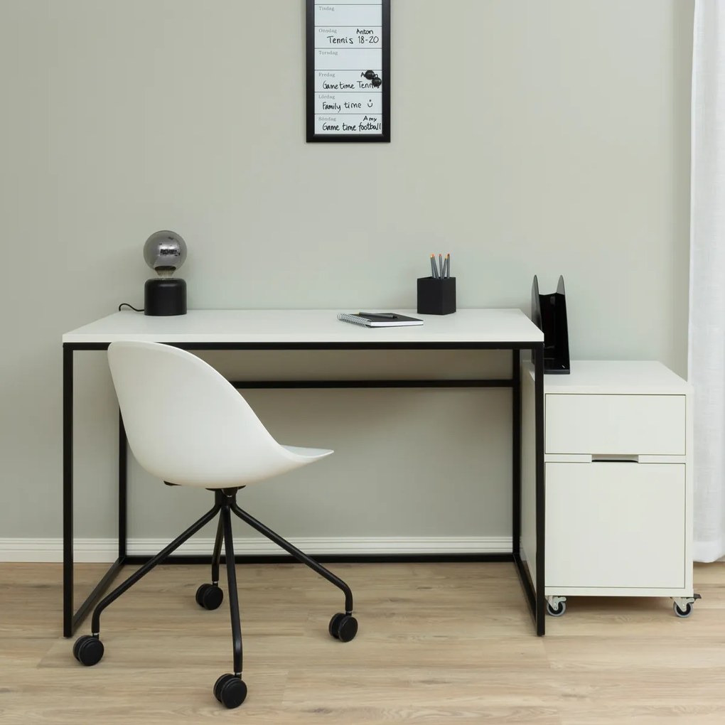 Tenzo Lipp Scandinavisch Bureau Wit - 118 X 60cm.