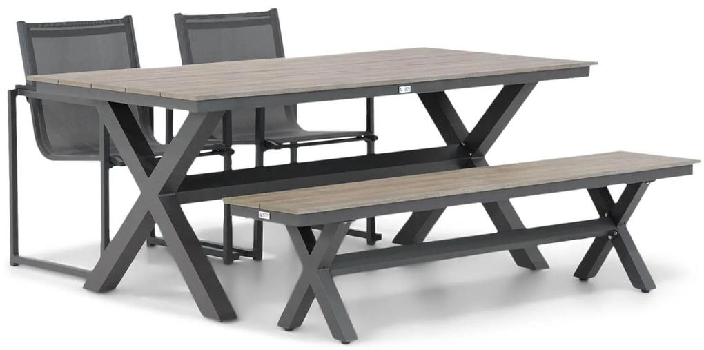 Lifestyle Delgada/Forest 180 cm dining tuinset 4-delig