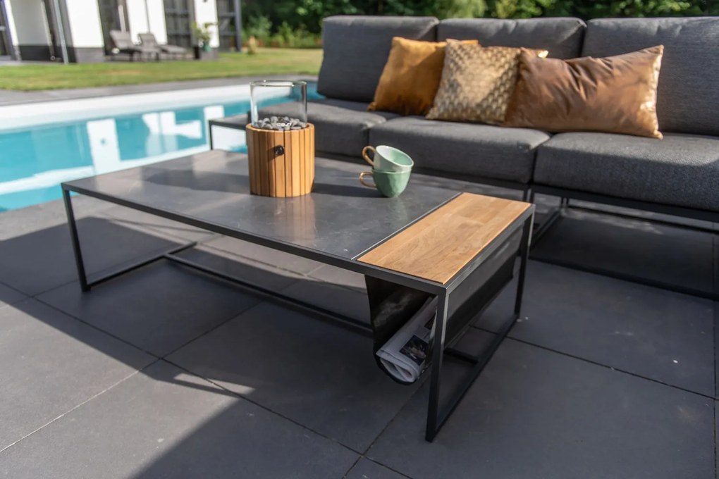 4 Seasons Outdoor Patio Loungeset  Loungeset    antraciet weerbestendig