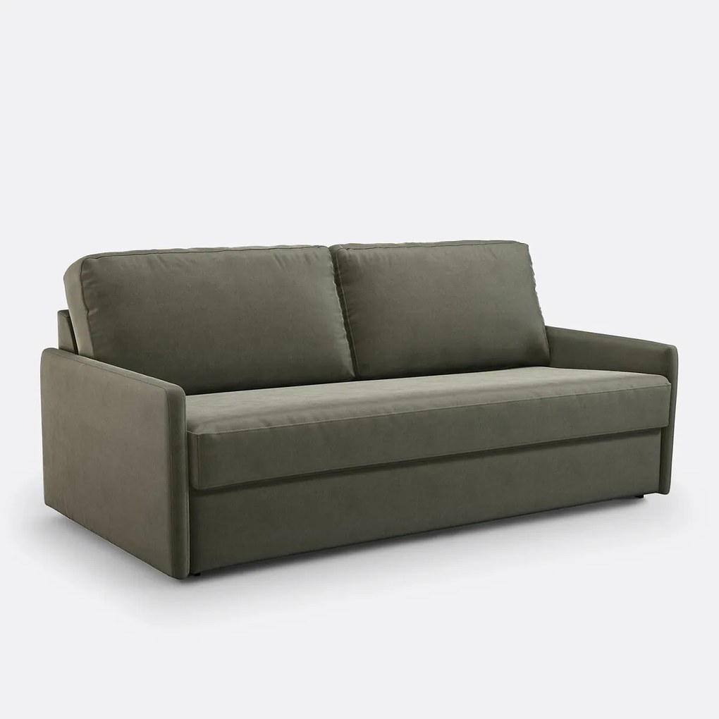 Slaapbank van fluweel, 2-, 3- of 4-zits, Bultex® comfort, MARTA