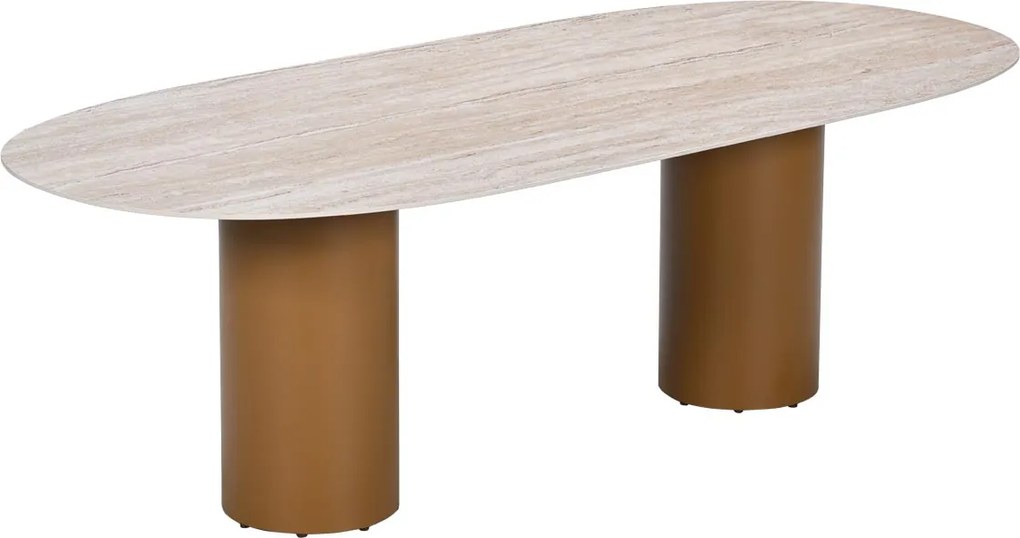 4 Seasons Colorado tuintafel 240 x 105 cm ovaal - amber