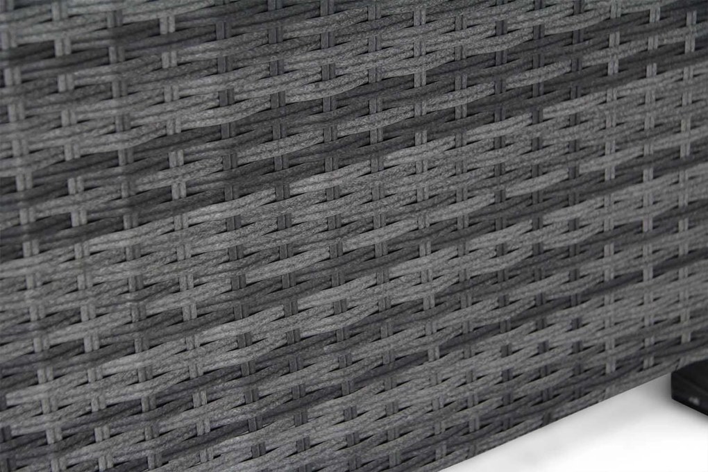 Dining Loungeset 6 personen Wicker Grijs Domani Furniture Beluga