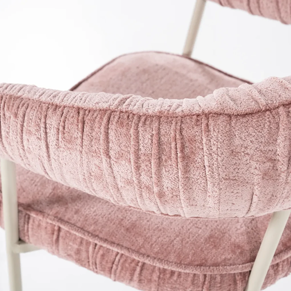 Eleonora Lizzy Roze Eetkamerstoel Klassiek Design