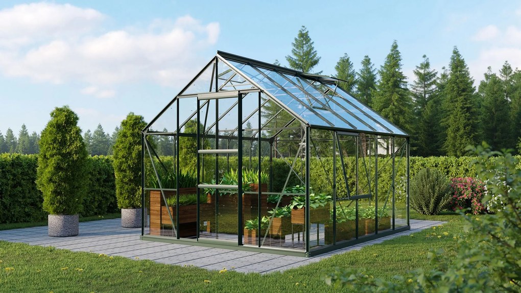 Vitavia Meridian 1 serre - 8,3m² - Donkergroen