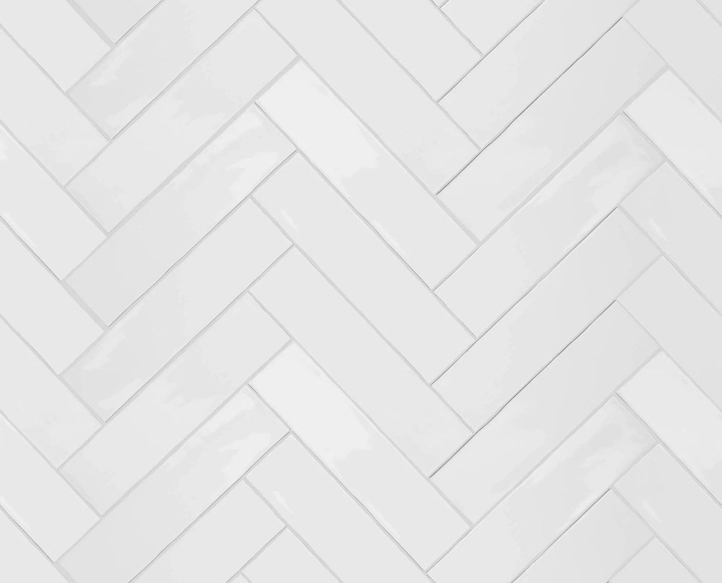 Wandtegel wit Tebe Vintage 30x7,5cm blanco glans