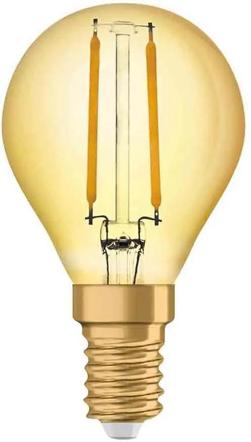 Osram Vintage 1906 LED E14 P45 1.4W 825 Goud | Vervangt 12W