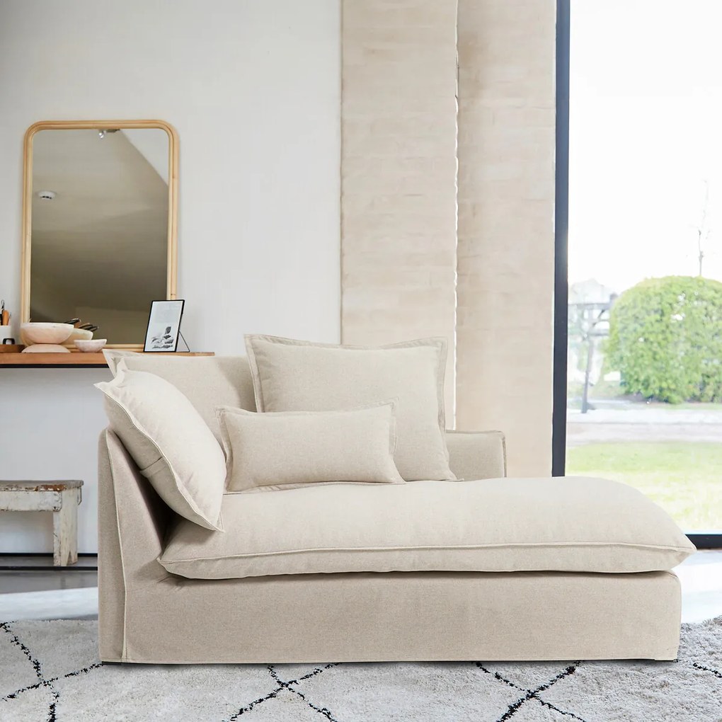 Loungestoel, afneembare hoes, in polyester, ODNA