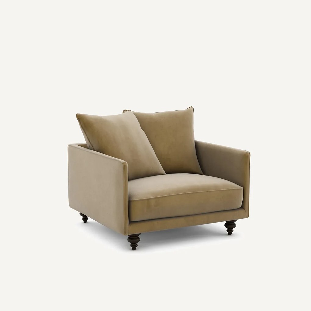 Fauteuil fluweel, Lazare