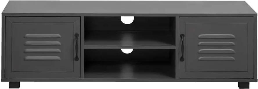 TV-meubel Tobin - grijs - 36,5x120x39 cm - Leen Bakker