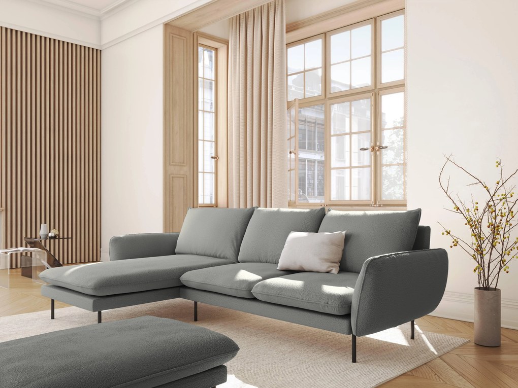 Hoekbank Vienna links bouclé | Cosmopolitan Design