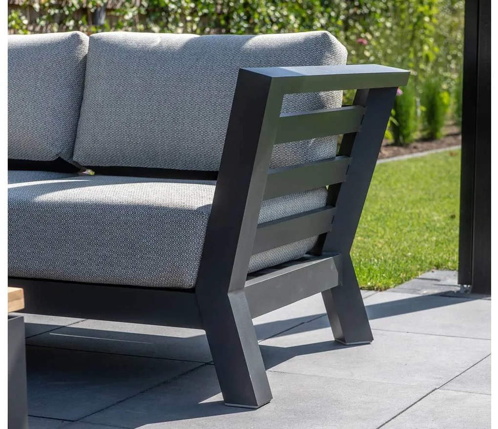 Hoek loungeset 5 personen Aluminium Grijs  4 Seasons Outdoor Meteoro/Lifestyle