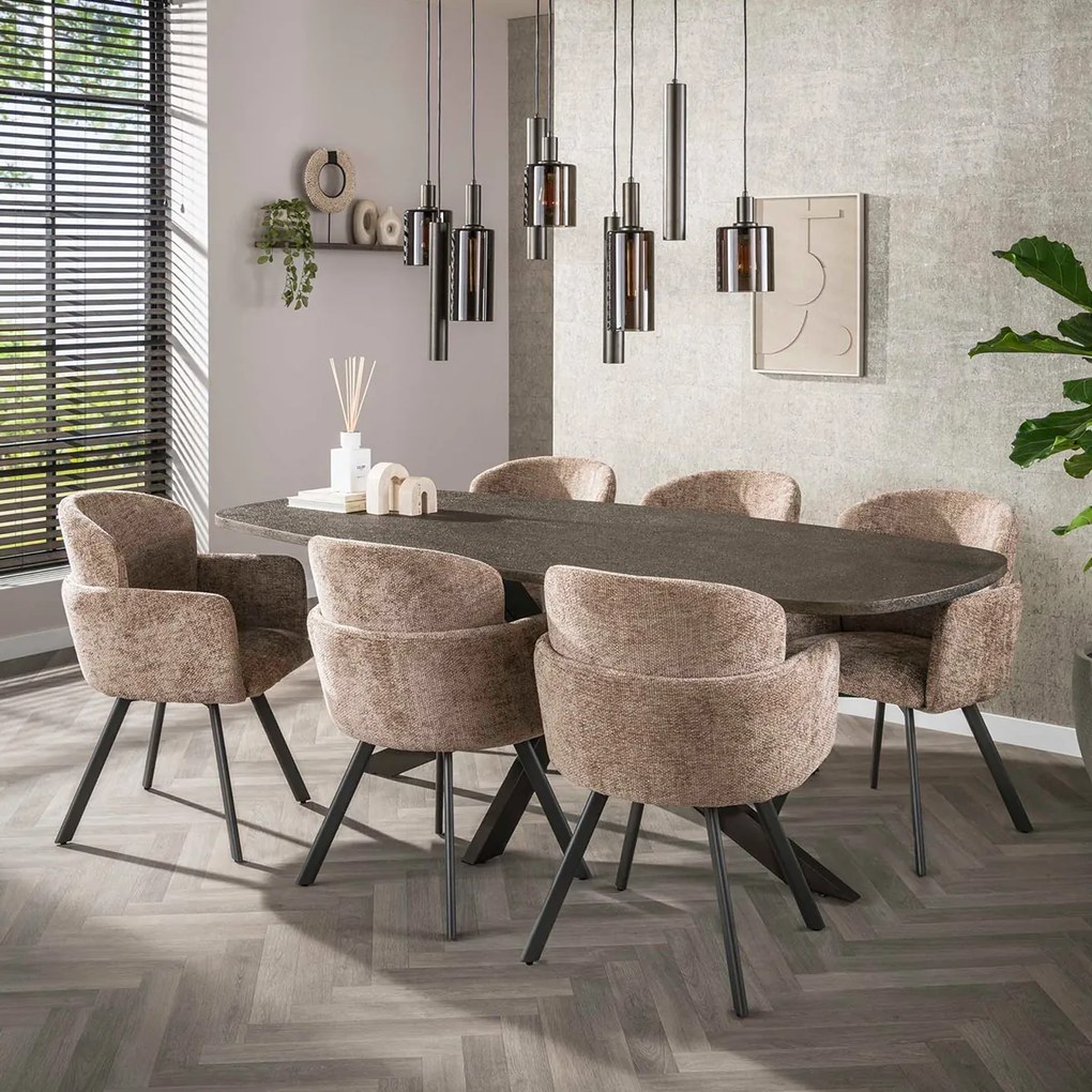 Draaibare Eetkamerstoel Mocca