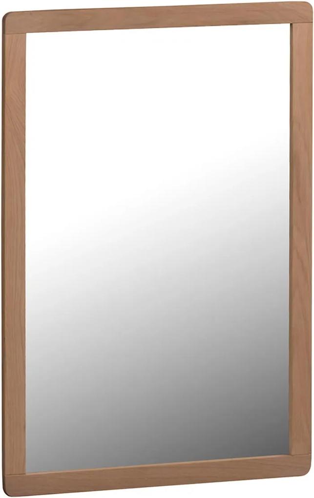 Nordiq Metro Mirror - Houten wandspiegel - B60 x H90 cm- Spiegels - Muurspiegel - Eikenhout - Scandinavisch design