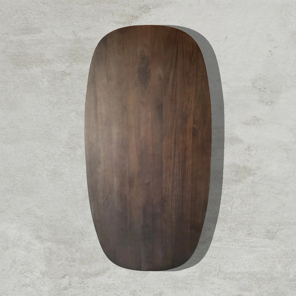 Eettafel Donkerbruin 200x100 Cm - 200 X 100cm.