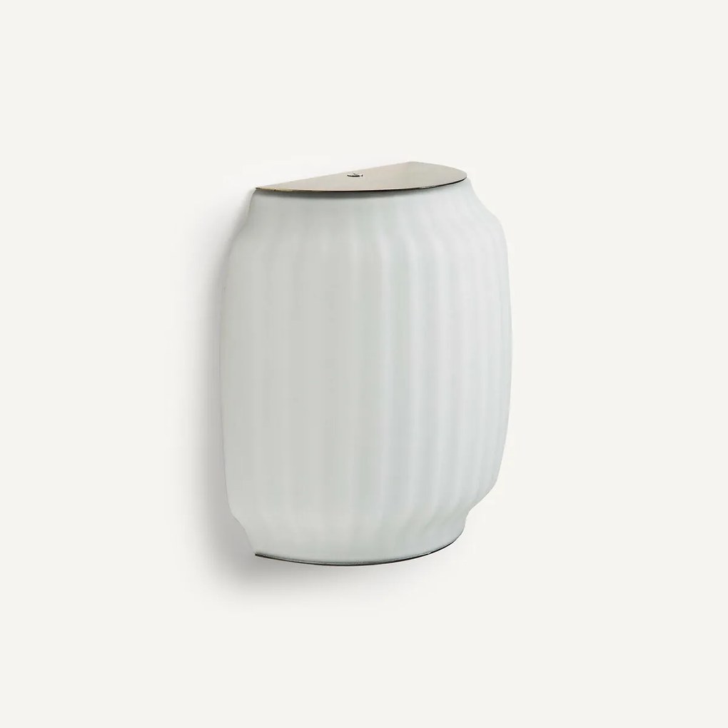Wandlamp in opaline Canelé