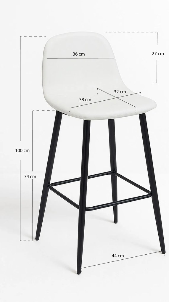 Zwarte Teok Kunstleer