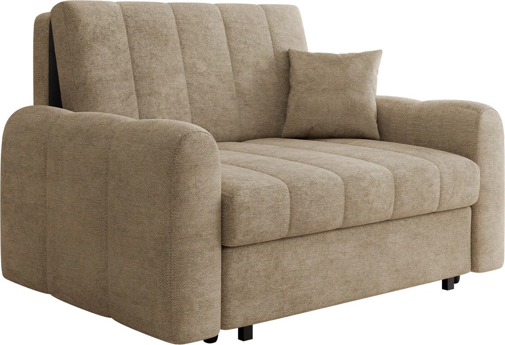 Slaapbank Columbus 263, Aanwezig, 85x148x98cm, 65 kg, Poten: Metaal, Hout: Grenen