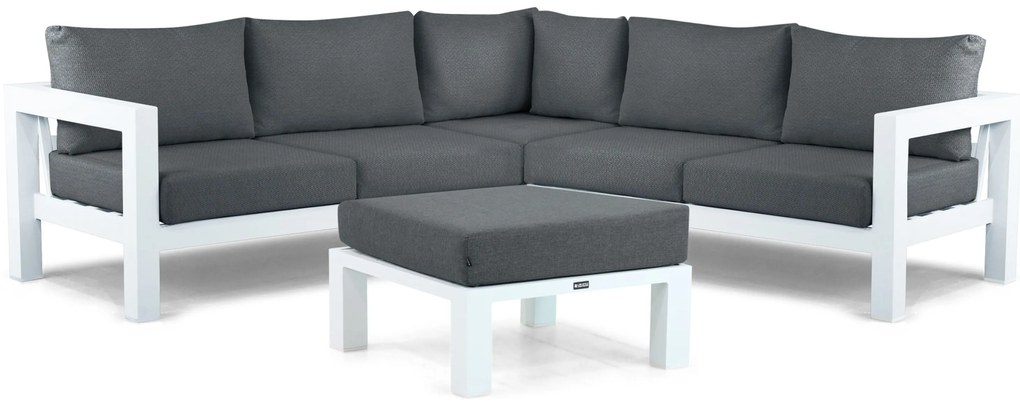 Hoek loungeset 5 personen Aluminium Wit  Lifestyle Garden Furniture Luca