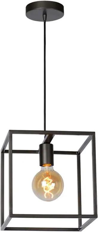 Lucide hanglamp Arthur - grijs - 25 cm - Leen Bakker