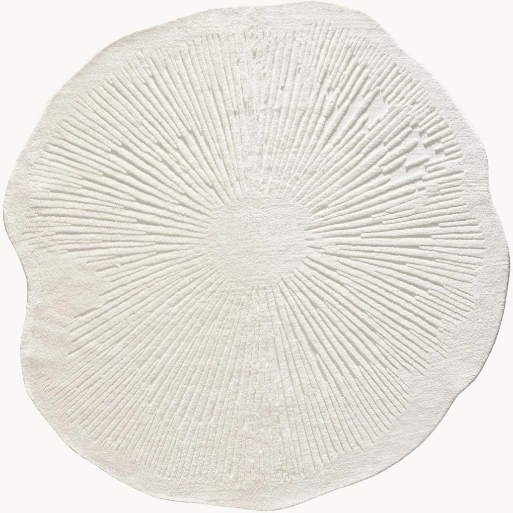 Rond vloerkleed Pam, wasbaar