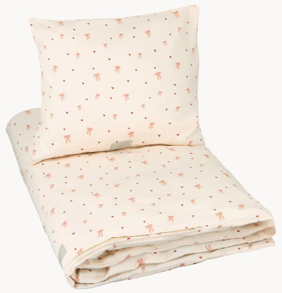 Kinderbeddengoed Bows van katoensatijn