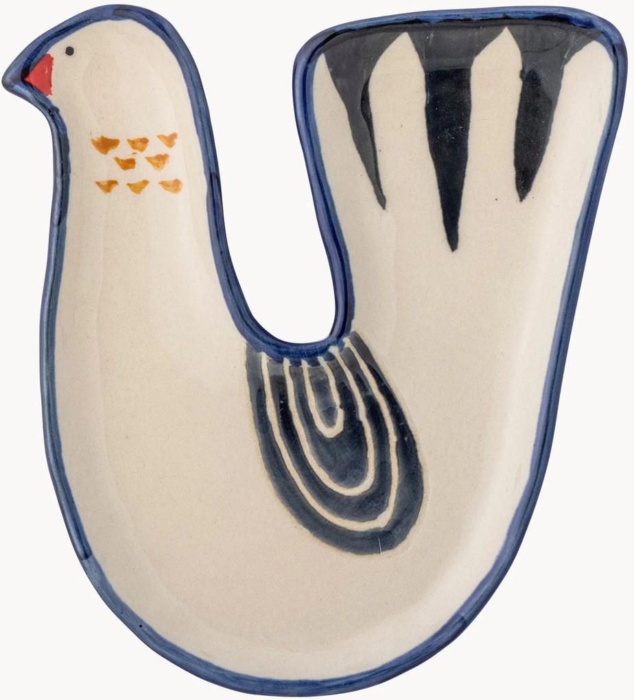 Handgemaakte decoratieve schaal Trudy van steengoed
