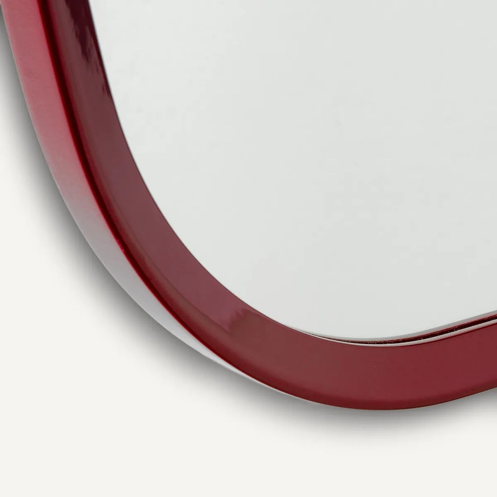 Organische, gelakte spiegel, hoogte 60 cm, ORION