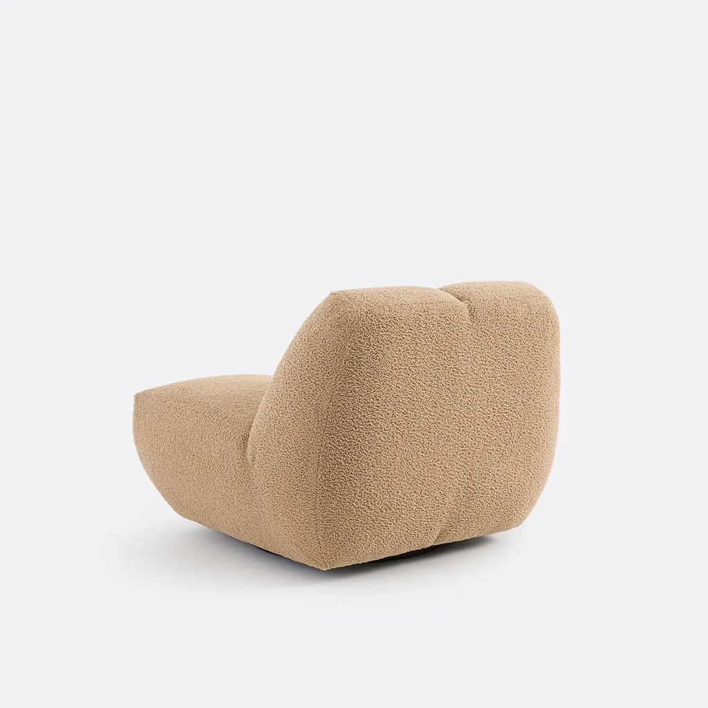 Draaifauteuil, dikke badstof, Nuria
