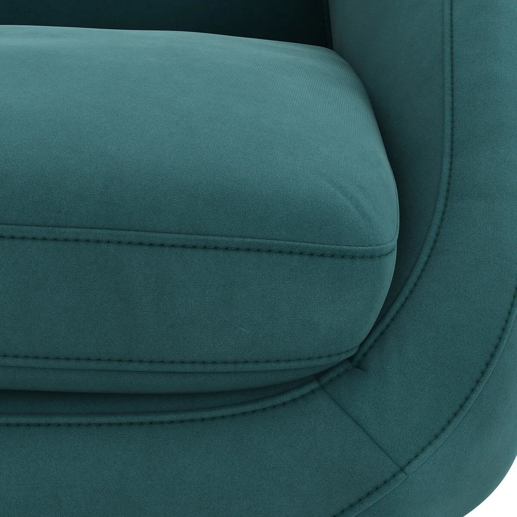 3-zit bank, in fluweel, Séméon