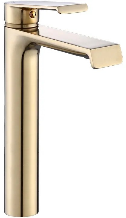 Wastafelkraan Rea Hass Gold Brush High