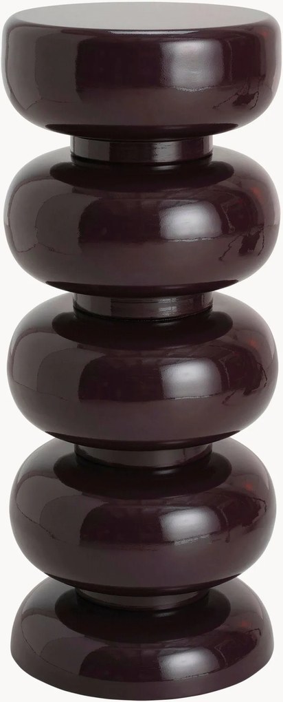 Ronde metalen bijzettafel Ossie